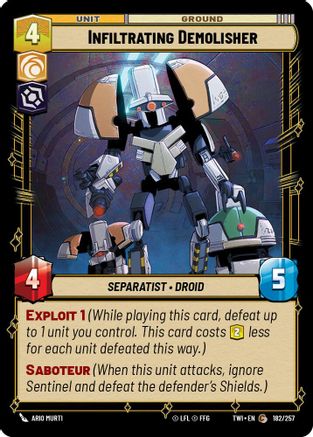 Infiltrating Demolisher [TWI - 182/257]