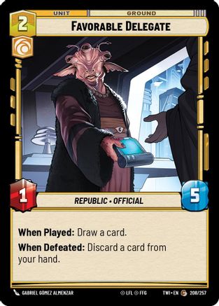 Favorable Delegate [TWI - 208/257]