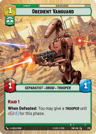 Obedient Vanguard (Hyperspace) [TWI - 375]