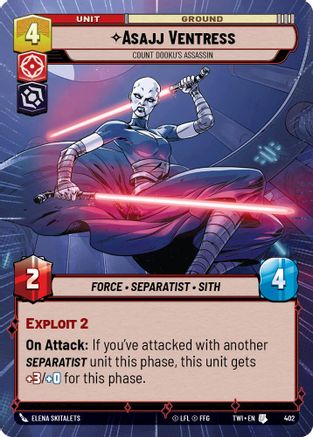 Asajj Ventress - Count Dooku's Assassin (Hyperspace) [TWI - 402]