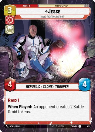 Jesse - Hard-Fighting Patriot (Hyperspace) [TWI - 413]