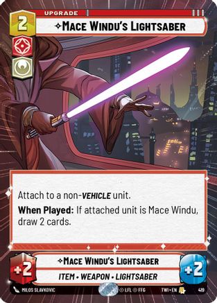 Mace Windu's Lightsaber (Hyperspace) [TWI - 419]