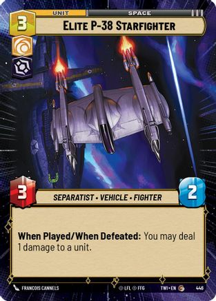 Elite P-38 Starfighter (Hyperspace) [TWI - 446]