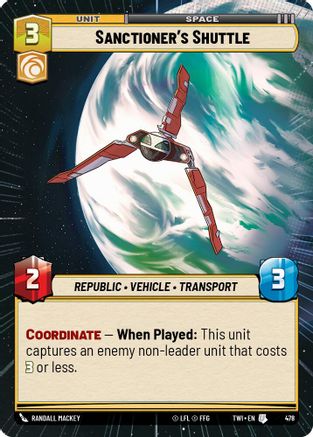 Sanctioner's Shuttle (Hyperspace) [TWI - 478]