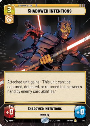 Shadowed Intentions (Hyperspace) [TWI - 485]