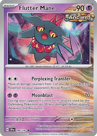 Flutter Mane 096/191  SV08 Surging Sparks - Uncommon