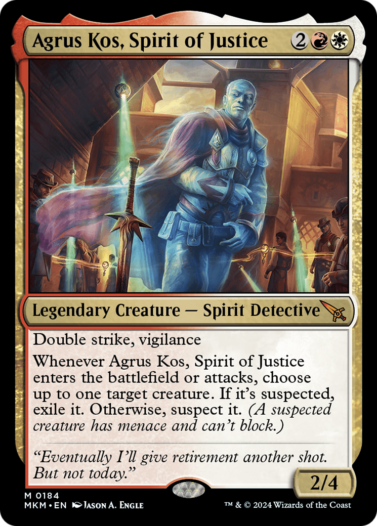 Agrus Kos, Spirit of Justice [MKM - 184]