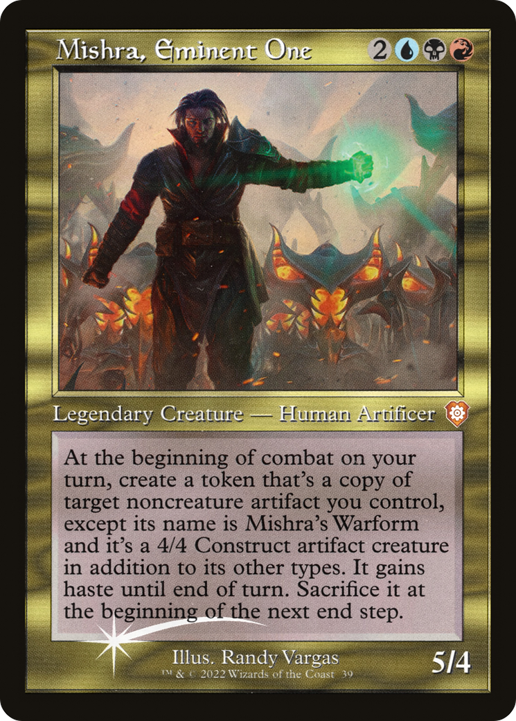 Mishra, Eminent One (Display Commander) - Thick Stock [BRC - 39]