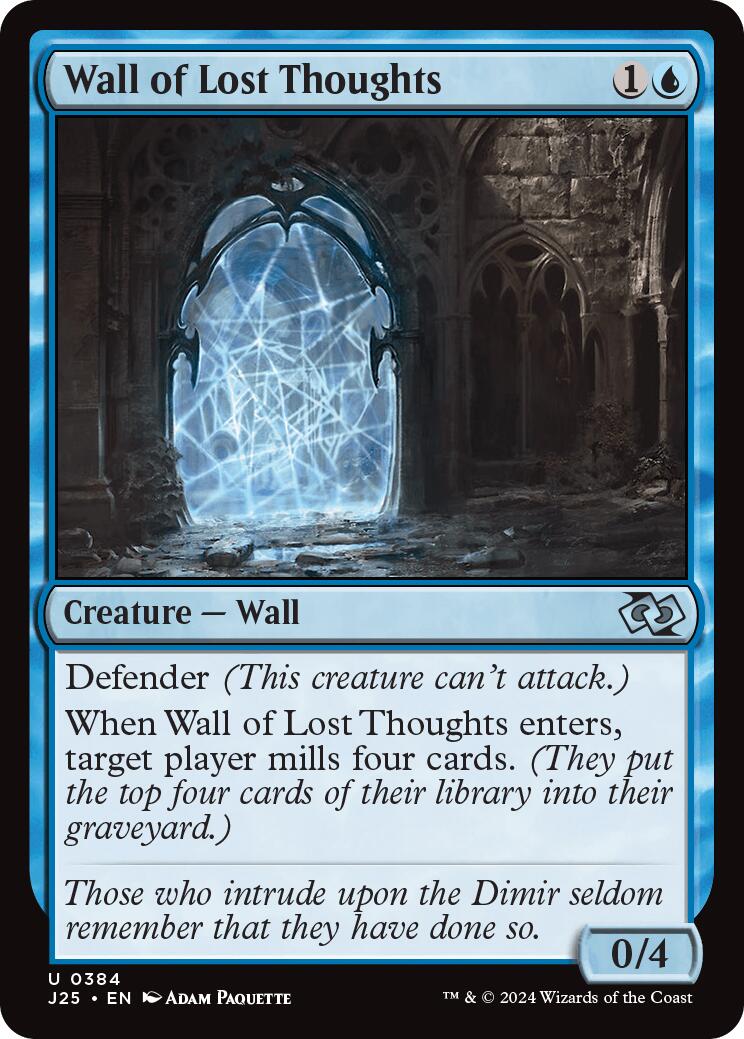 Wall of Lost Thoughts [J25 - 384]