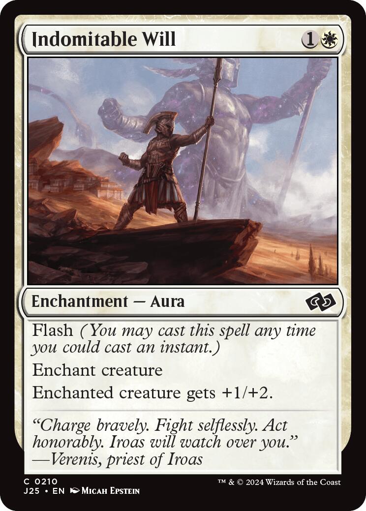 Indomitable Will [J25 - 210]