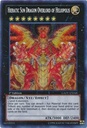 Hieratic Sun Dragon Overlord of Heliopolis [GAOV - GAOV-EN048]