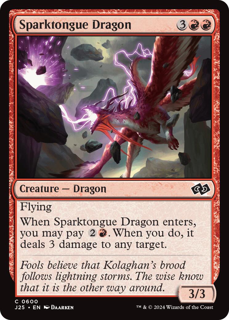 Sparktongue Dragon [J25 - 600]