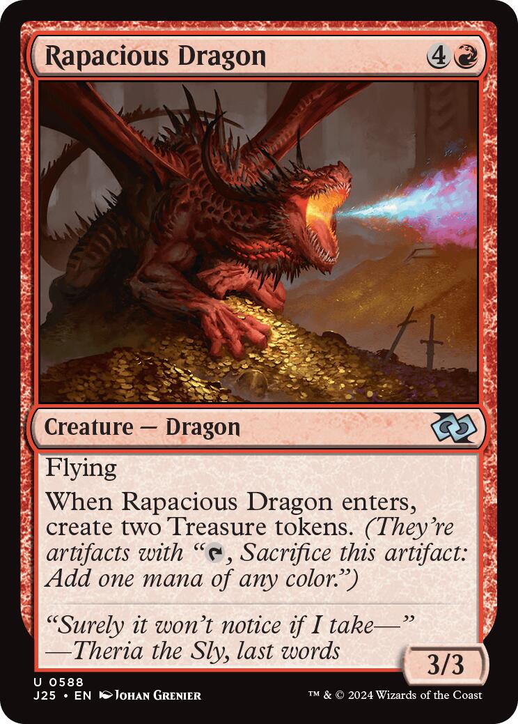 Rapacious Dragon [J25 - 588]