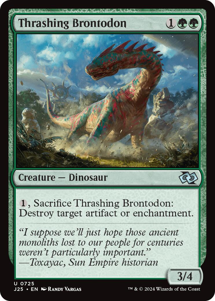 Thrashing Brontodon [J25 - 725]