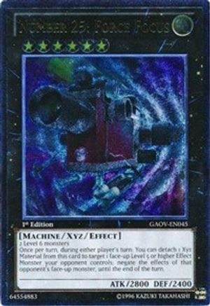 Number 25: Force Focus (UTR) [GAOV - GAOV-EN045]