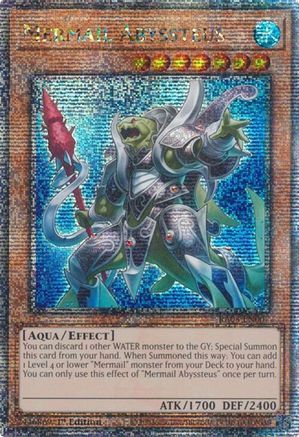 Mermail Abyssteus (Quarter Century Secret Rare) [RA03-EN007]