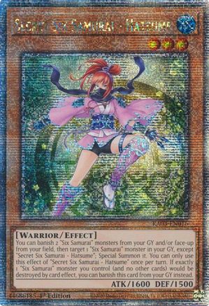 Secret Six Samurai - Hatsume (Quarter Century Secret Rare) [RA03-EN016]