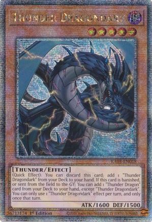 Thunder Dragondark (Quarter Century Secret Rare) [RA03-EN018]