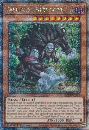 Danger! Bigfoot! (Quarter Century Secret Rare) [RA03-EN019]