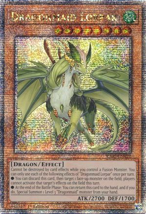Dragonmaid Lorpar (Quarter Century Secret Rare) [RA03-EN022]