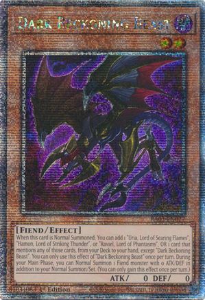 Dark Beckoning Beast (Quarter Century Secret Rare) [RA03-EN027]