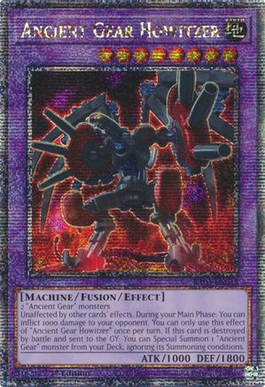 Ancient Gear Howitzer (Quarter Century Secret Rare) [RA03-EN035]