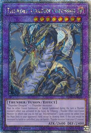 Thunder Dragon Colossus (Quarter Century Secret Rare) [RA03-EN036]