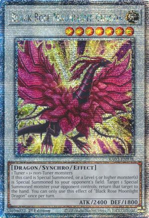 Black Rose Moonlight Dragon (Quarter Century Secret Rare) [RA03-EN038]