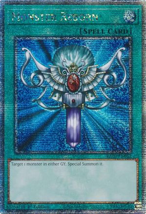 Monster Reborn (Quarter Century Secret Rare) [RA03-EN052]