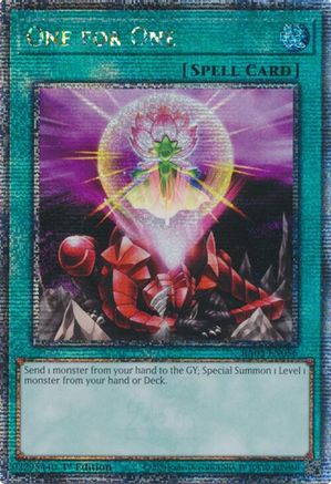One for One (Quarter Century Secret Rare) [RA03-EN056]