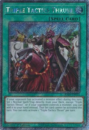 Triple Tactics Thrust (Platinum Secret Rare) [RA03-EN072]