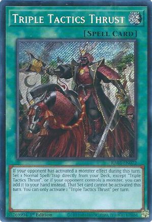 Triple Tactics Thrust (Secret Rare) [RA03-EN072]