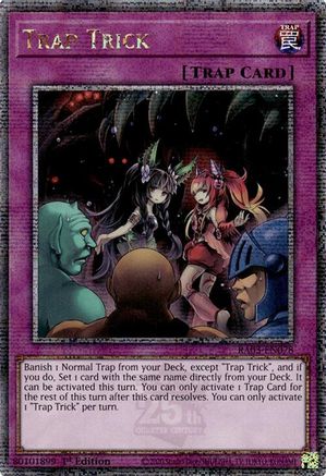 Trap Trick (Quarter Century Secret Rare) [RA03-EN078]