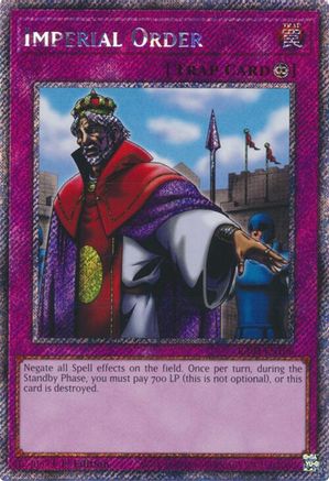 Imperial Order (Platinum Secret Rare) [RA03-EN106]