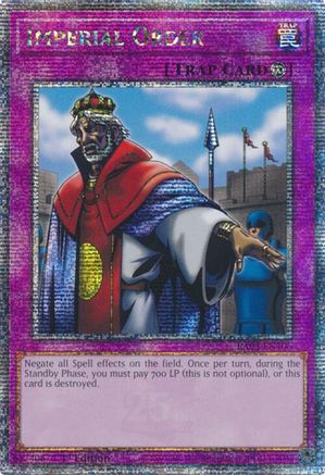 Imperial Order (Quarter Century Secret Rare) [RA03-EN106]