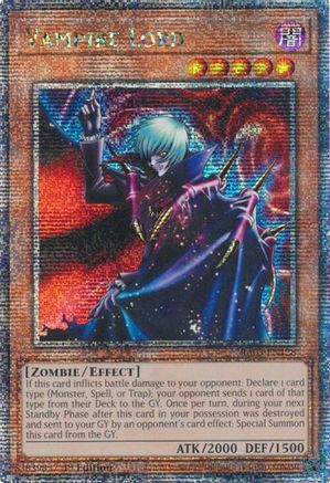 Vampire Lord (Quarter Century Secret Rare) [RA03-EN128]