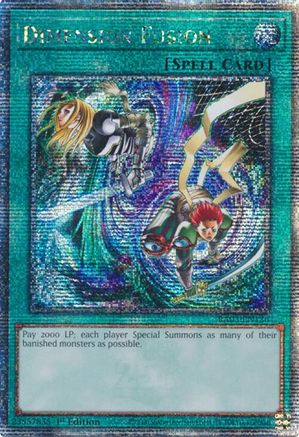 Dimension Fusion (Quarter Century Secret Rare) [RA03-EN136]