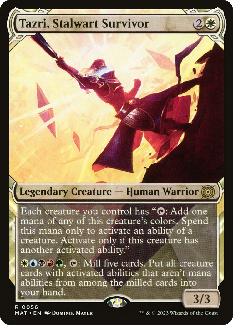 Tazri, Stalwart Survivor (Showcase) [MAT - 56]