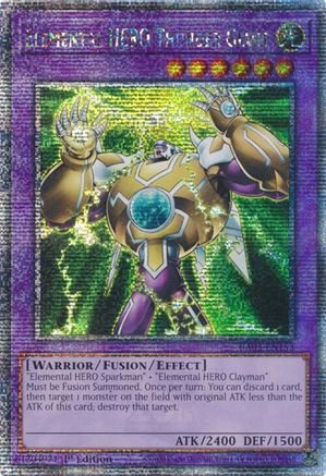 Elemental HERO Thunder Giant (Quarter Century Secret Rare) [RA03-EN153]