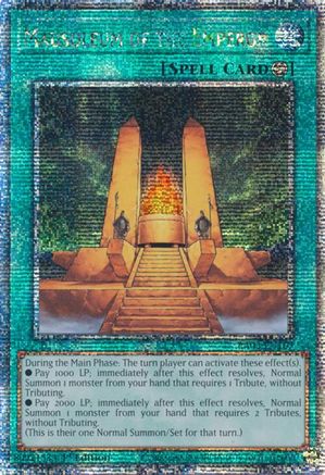 Mausoleum of the Emperor (Quarter Century Secret Rare) [RA03-EN167]