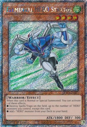 Elemental HERO Stratos (Platinum Secret Rare) [RA03-EN177]
