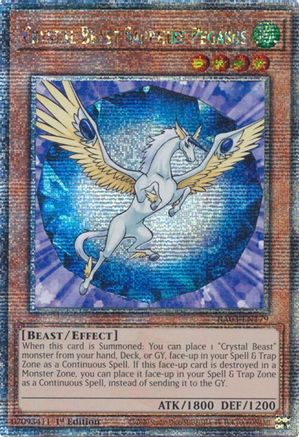 Crystal Beast Sapphire Pegasus (Quarter Century Secret Rare) [RA03-EN179]