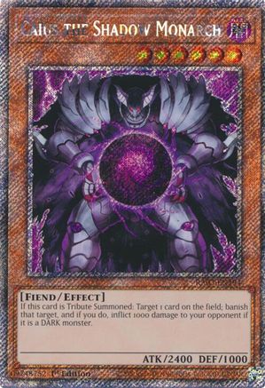 Caius the Shadow Monarch (Platinum Secret Rare) [RA03-EN194]