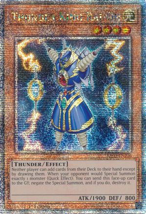 Thunder King Rai-Oh (Quarter Century Secret Rare) [RA03-EN206]