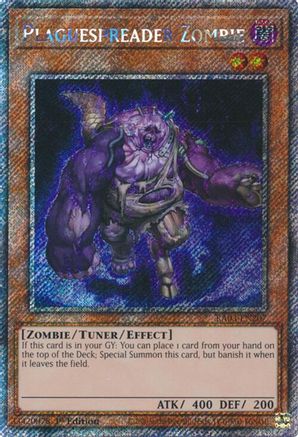 Plaguespreader Zombie (Platinum Secret Rare) [RA03-EN207]