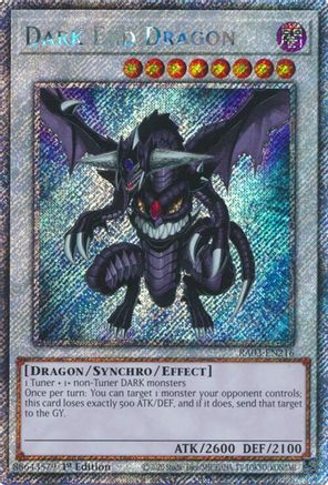 Dark End Dragon (Platinum Secret Rare) [RA03-EN216]