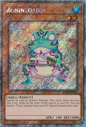 Ronintoadin (Platinum Secret Rare) [RA03-EN236]