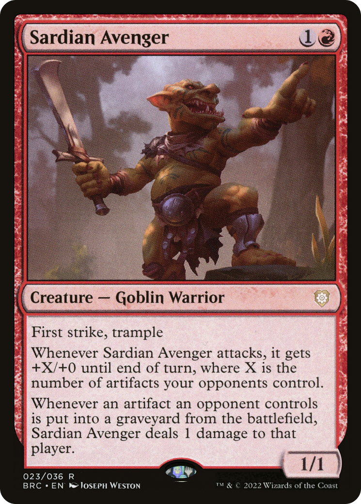 Sardian Avenger [BRC - 23]