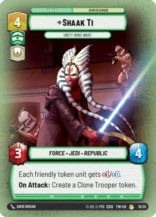 Shaak Ti - Unity Wins Wars [TWI-WPP - 15/20]
