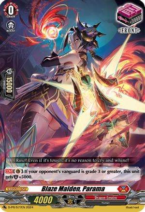 Blaze Maiden, Parama (D-PR/577EN) [D-PR - D-PR/577EN]